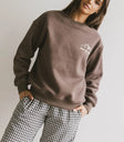 Aspen Ski Camp Crewneck in Brown - FINAL SALE