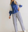 Gingham blue pants
