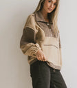 Long sleeves jacket in brown