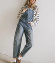 Two hand pockets overall in denim