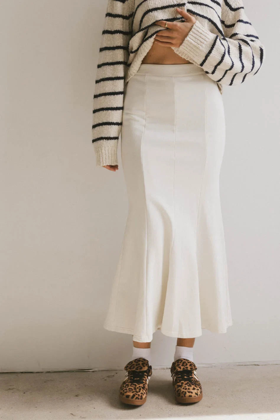 Skirt in cream