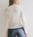 Plain color top in white