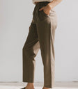 Straight legs pants in mocha