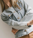 Light wash denim jacket
