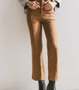 High rise pants in camel