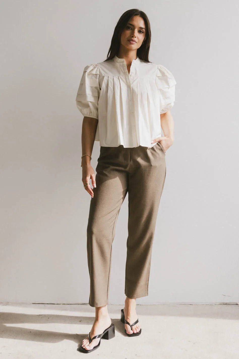 Pants in mocha