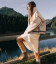 Quilted jacket in beige