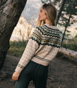 Knit sweater in multi color
