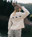 Long sleeves sweater in natural