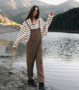 Two pockets overall in camel