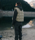 quilted puffer vest