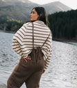 Adjustable straps overall in camel