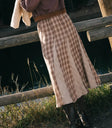Skirt in mauve