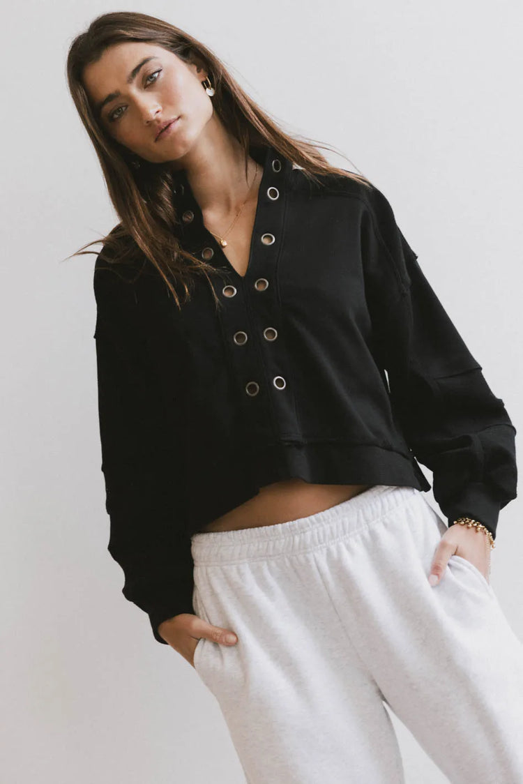 Black basic top