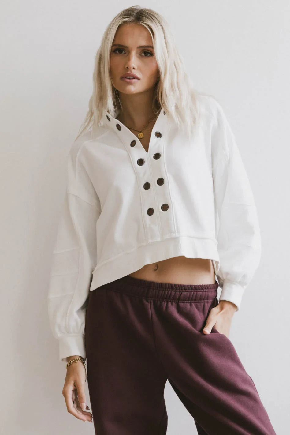 Basic top in white