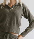 Long sleeves top in olive