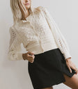 Tamsin Knit Cardigan in Cream - FINAL SALE