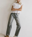 Knit to in white