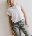 White basic top