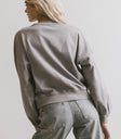 Plain color top in grey