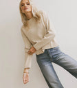 Long sleeves top in natural