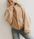 Mock neck hoodie