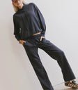 Two hand pockets pants in navy