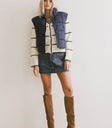 Puffy vest in navy