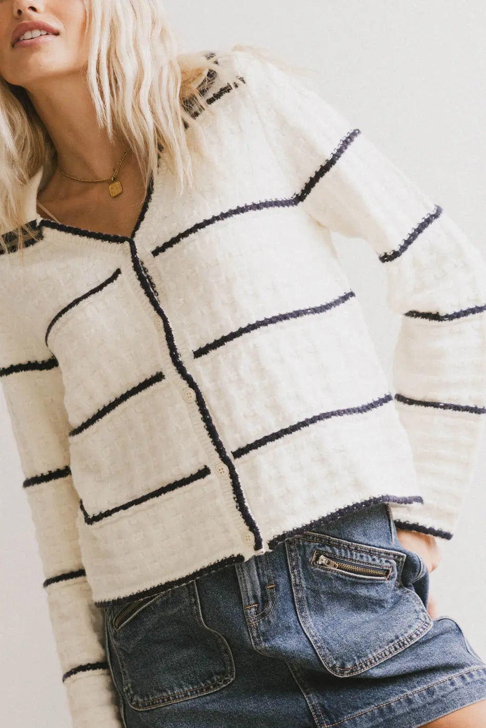 Button up top in ivory