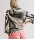 Long sleeves top in black