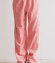 Romero Gingham Pants in Red - FINAL SALE