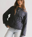 Zip up jacket in navy