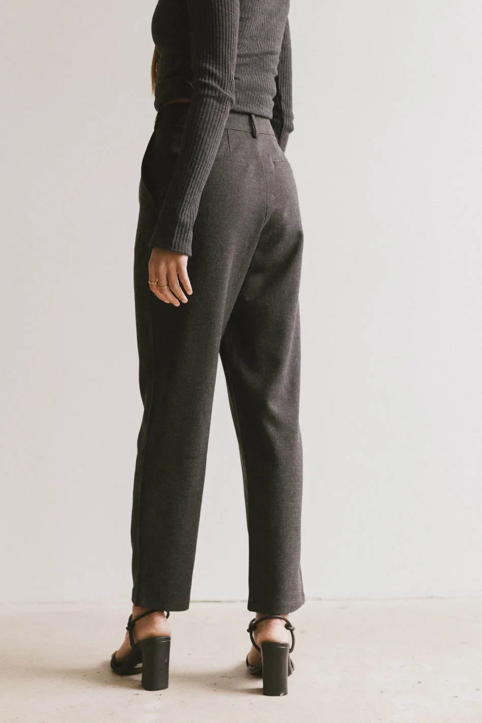 Dressy pants in charcoal