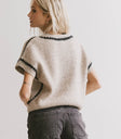 Vest in with black details