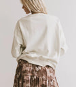 Knit top in cream