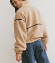 Brown puffer jacket