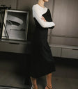 Block color dress