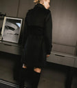 Black trench coat