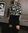 Mini skirt in black