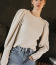 Top in cream