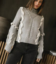 Long sleeves sweater in grey