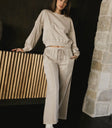 Round neck sweatshirt