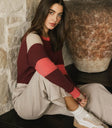 Basic top in Burgundy
