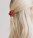 mini bow claw clip
