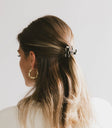 black checkered claw clip