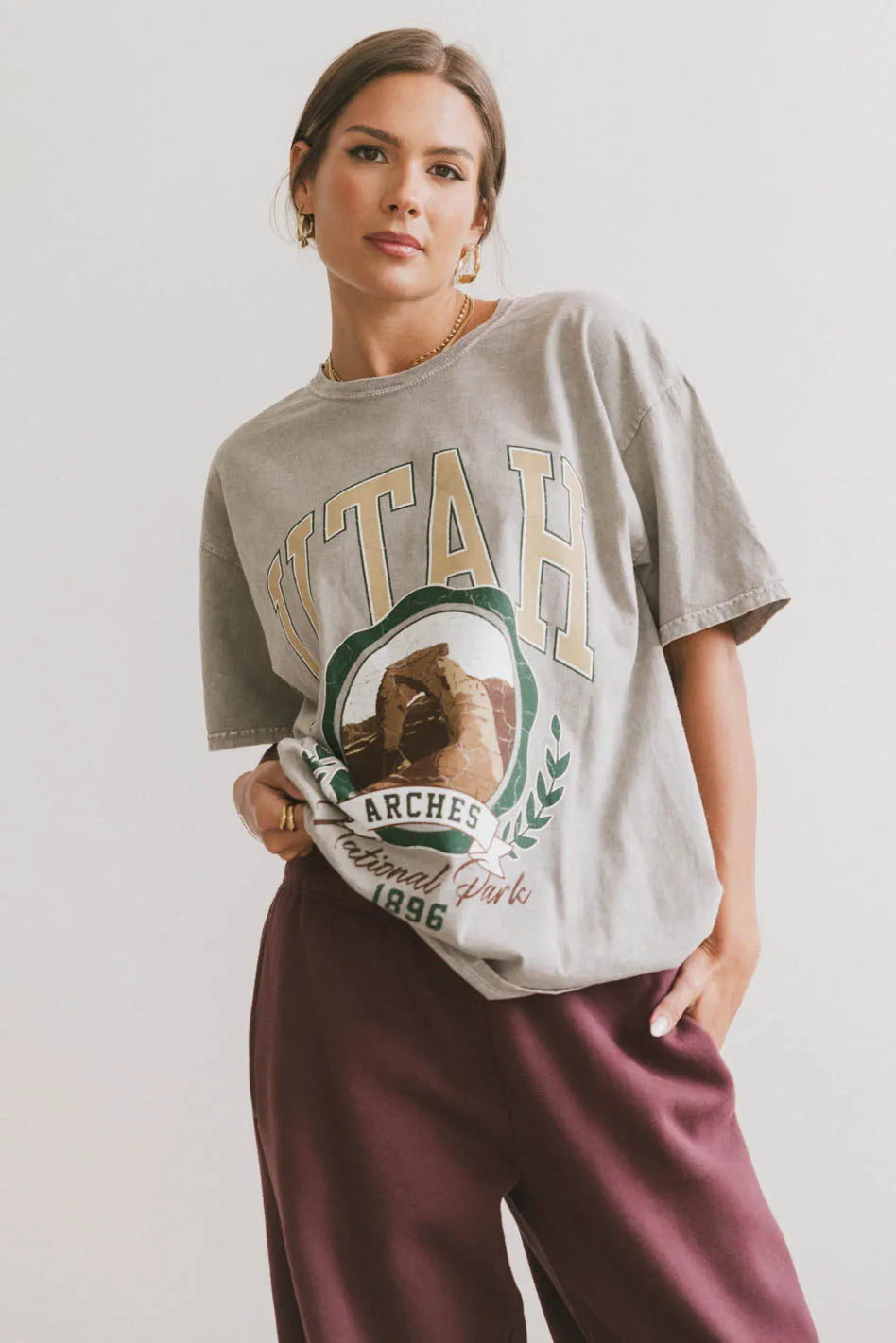 Basic top in grey