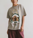 Round neck basic to in grey