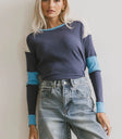 Basic top in blue
