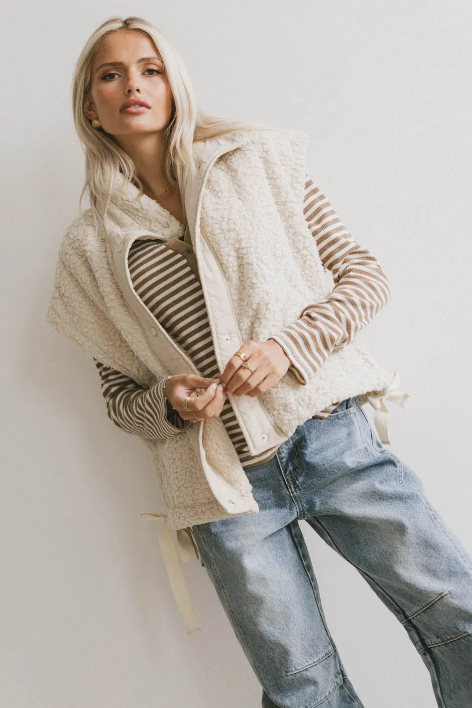Vest in beige