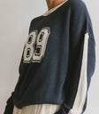 Long sleeves sweater in navy
